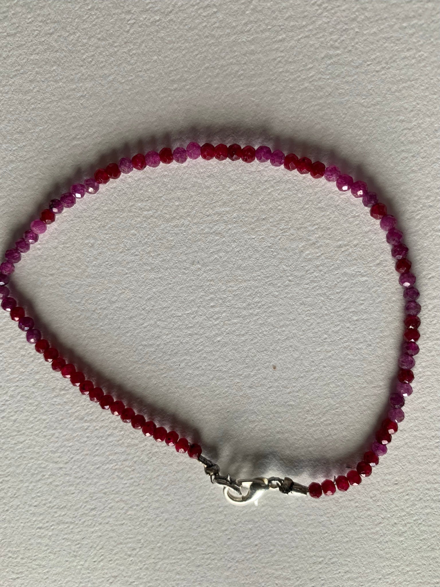 Ruby anklet