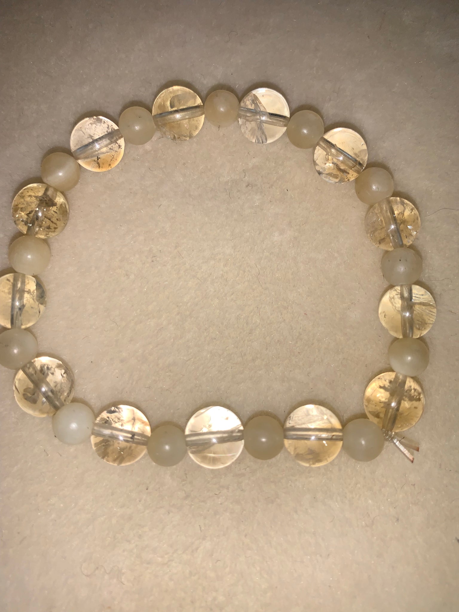 Citrine and calcite