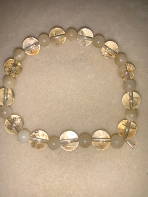 Citrine and calcite