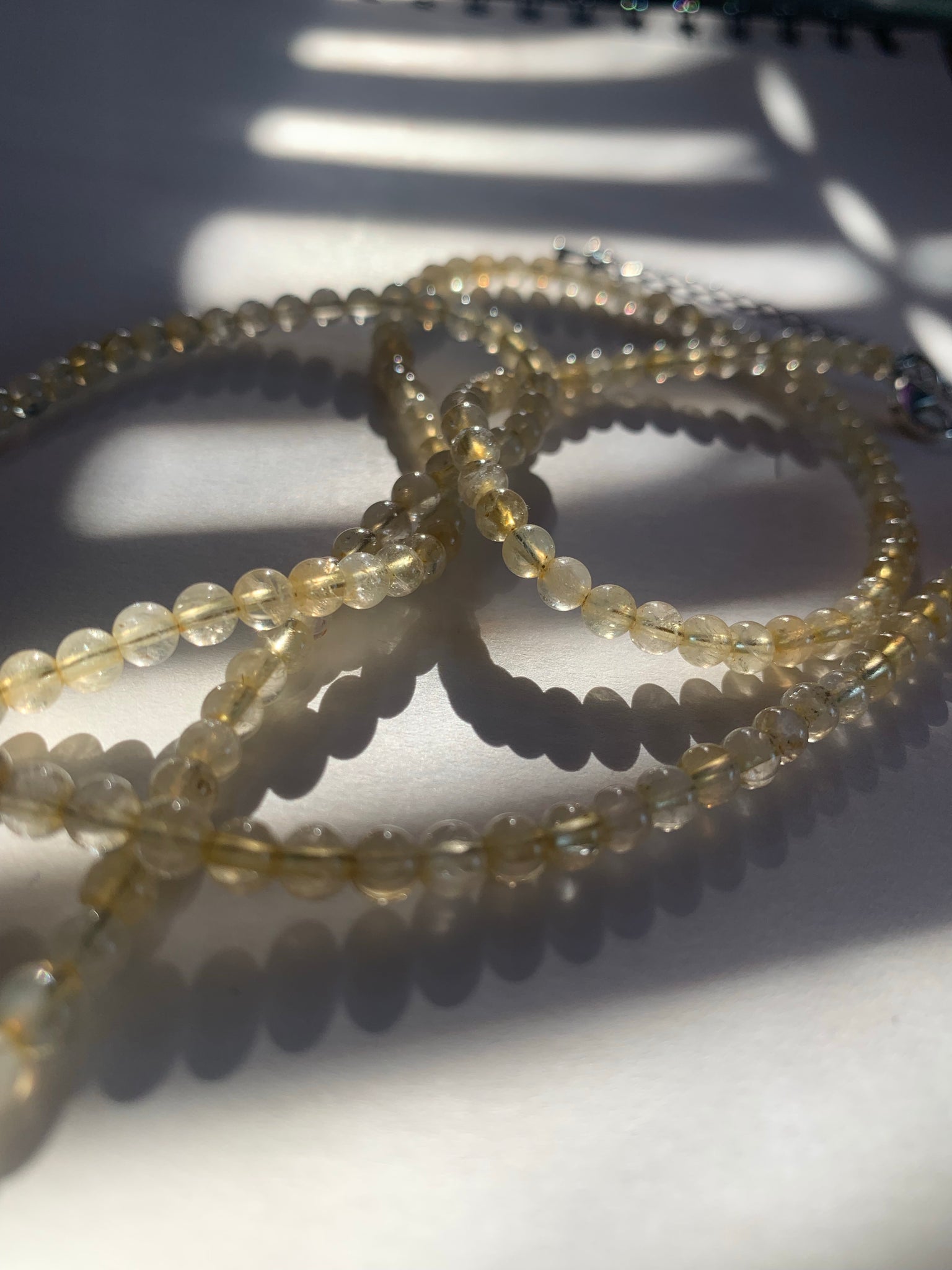Citrine waist beads