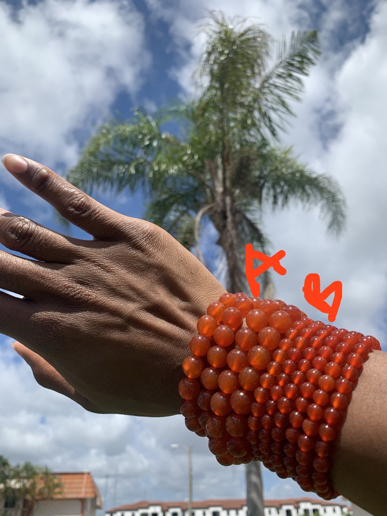 Carnelian bracelets