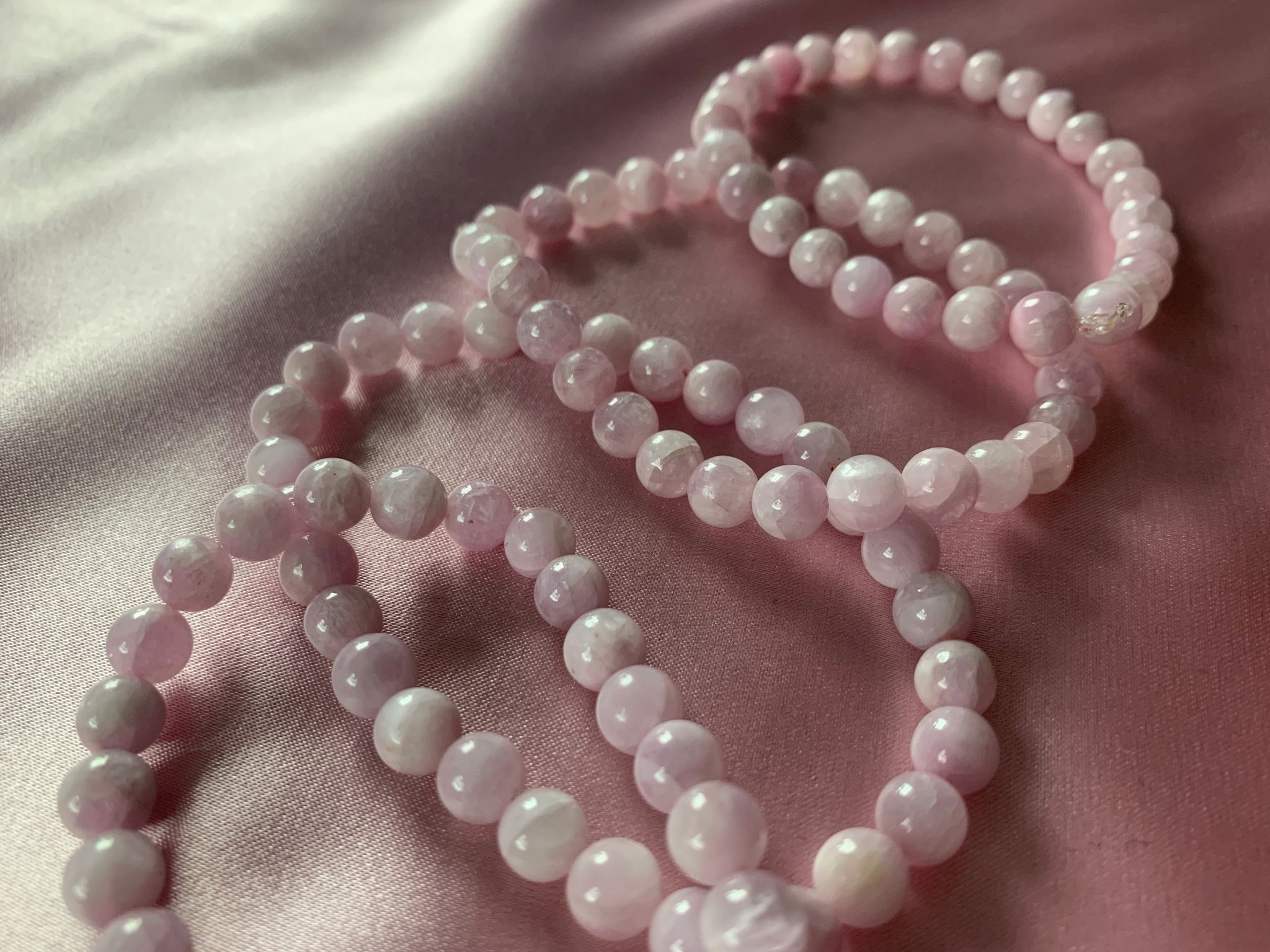 Kunzite bracelets