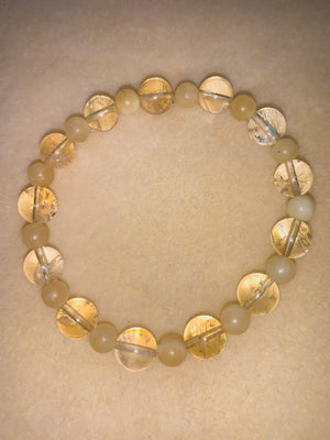 Citrine and calcite
