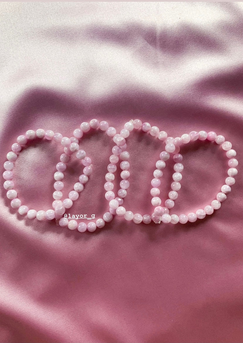 Kunzite bracelets