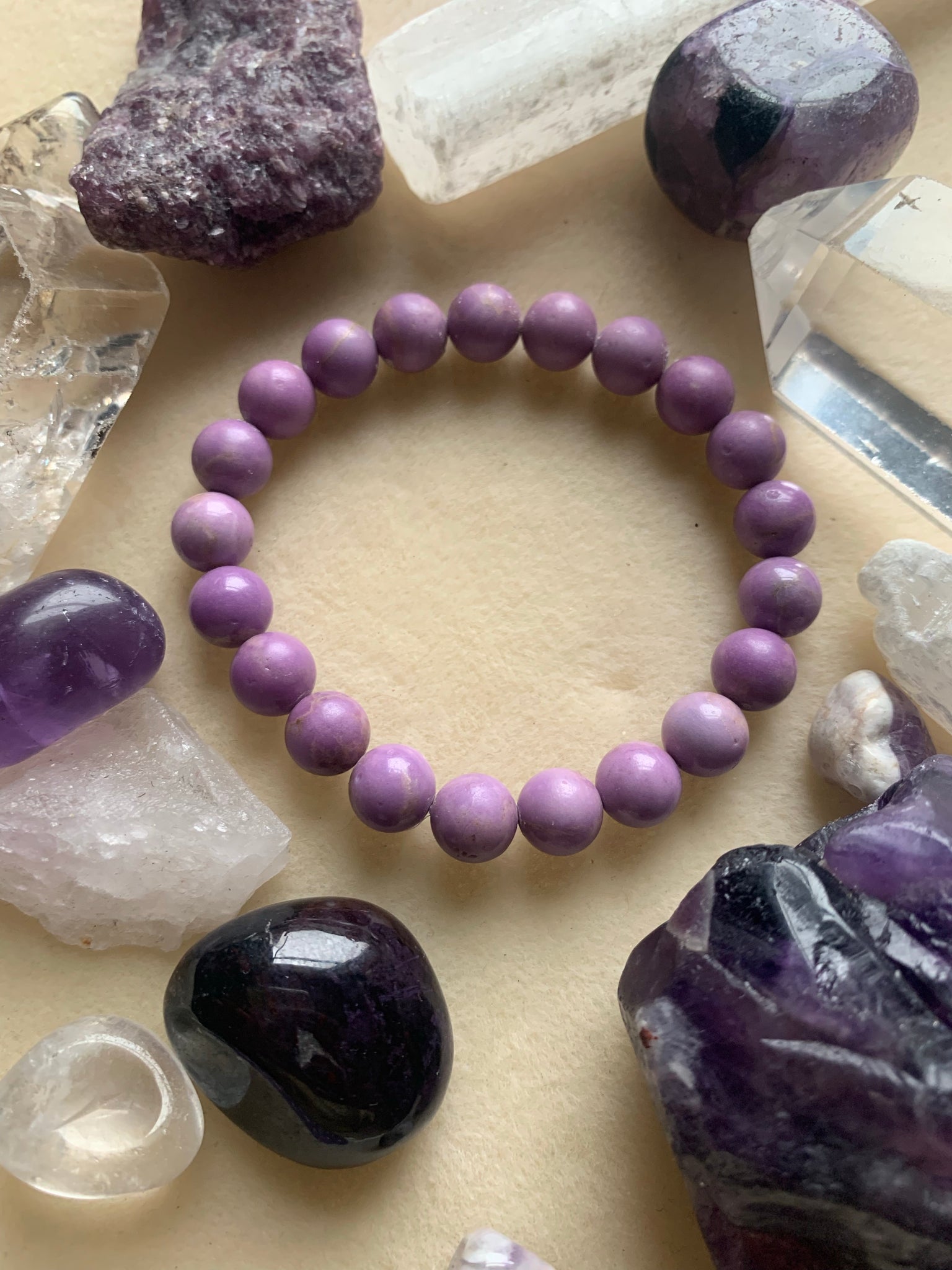 Nephrite (rare purple jade)