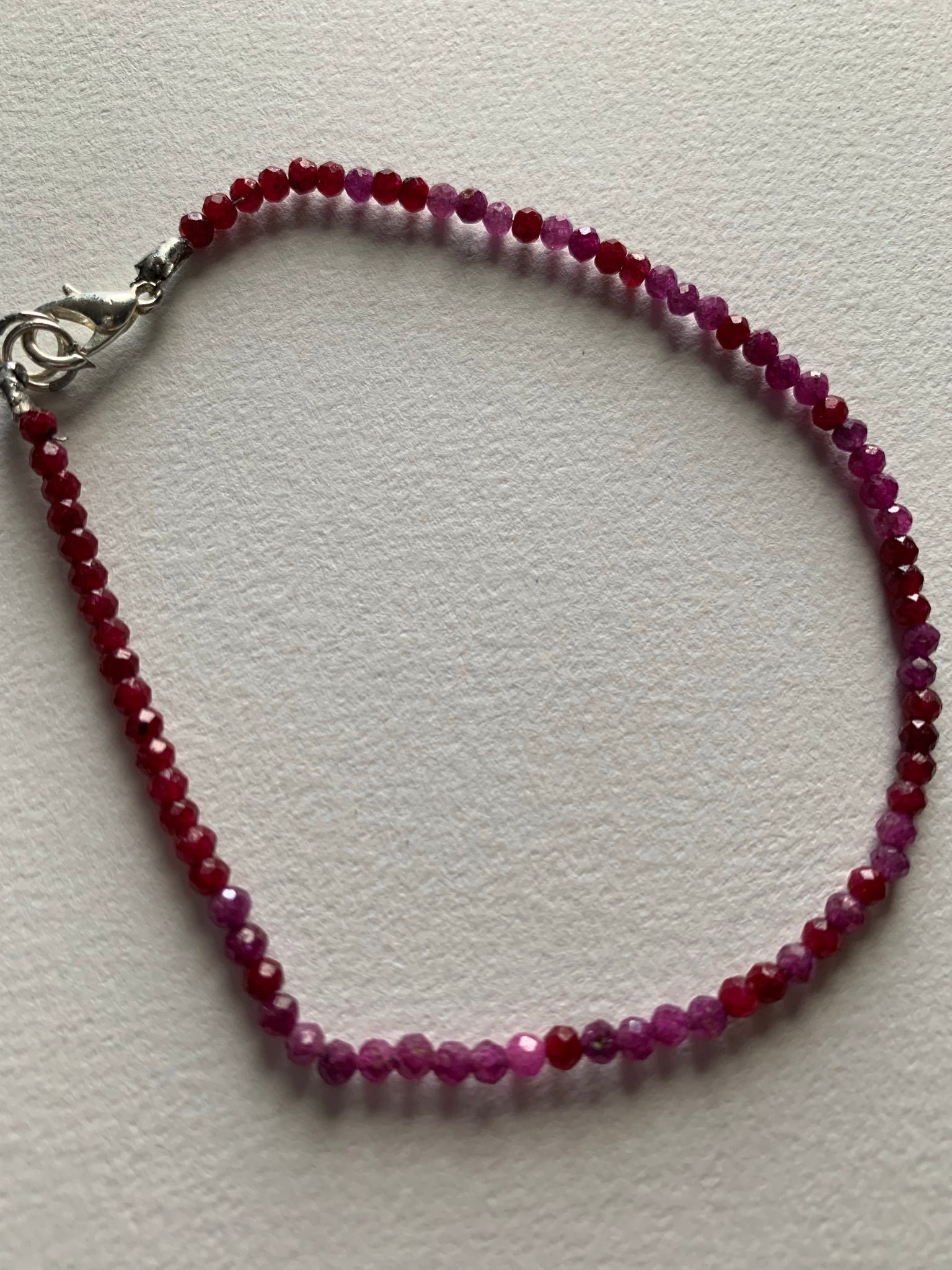 Ruby anklet